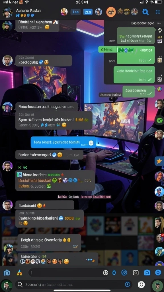 789bnl - Momen seru saat bermain multiplayer dengan teman.